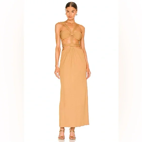 white christmas dresses PatBo Allegro Cut Out Maxi Dress main image 1